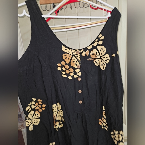 Sleeveless Hawaiian Print Dress - Picture 6 of 7